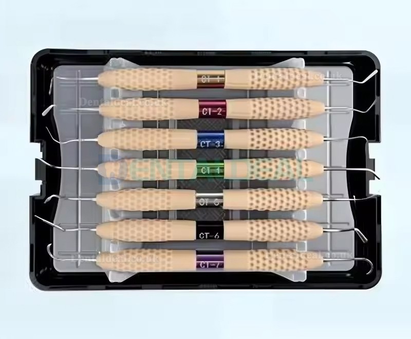 7Pcs/Set Dental Composite Filling Instrument Restoration Kit 